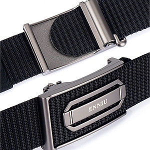 Thắt lưng nam dây dù cao cấp khóa tự động đúc đặc thiết kế nam tính - Mặt thiết kế lịch lãm TKV08