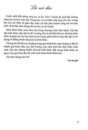 Bồi Dưỡng Năng Lực Tự Học Toán 7