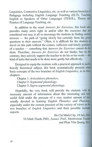Ngữ Âm Học Và Âm Vị Học Tiếng Anh - English Phonetics And  Phonology - PGS.TS. Tô Minh Thanh; ThS. Phan Văn Quang 