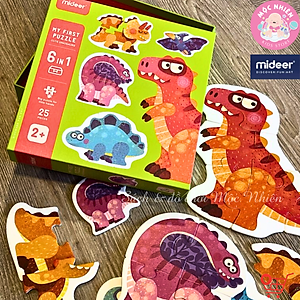 Đồ Chơi Xếp Hình Ghép Cặp Đầu Tiên Nhiều Chủ Đề - My First Puzzle Mideer Dành Cho Các Bé Trên 2 Tuổi
