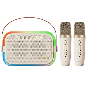 Bộ Loa Karaoke mini Bluetooth iCore ISM69 kèm 02 Micro - Hàng Chính Hãng