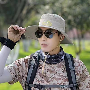Mũ Nón Vành Che Nắng Chống Tia UV Travellers Có Dây Đeo Tiện Dụng Khi Đi Câu Cá Leo Núi