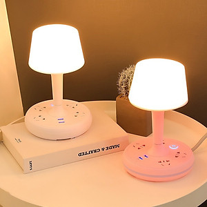Đèn Ngủ Để Bàn Có Điều Khiển Từ Xa Kèm Ổ Cắm Điện USB Đa Năng - HÀNG CHÍNH HÃNG MINIIN