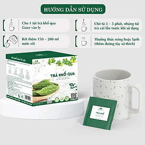 Trà khổ qua (Trà mướp đắng) túi lọc Goce - Hỗ trợ giảm đường huyết