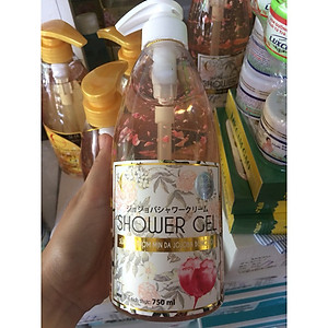 Sữa tắm thơm trắng mịn da JOJOBA bông hoa Shower Gel New Moon Nhật Bản tặng kèm móc khóa