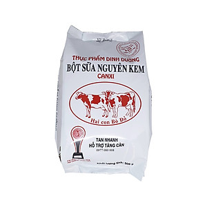 Combo 2 Túi Sữa Bột Nguyên Kem Hai Con Bò Đỏ (500g/túi)