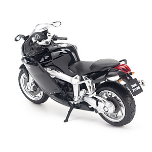 Mô hình xe mô tô BMW K1200S 1:18 Welly Black- 12829PW