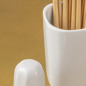 Ống đũa bằng sứ, đựng đũa, thìa muỗng cao cấp sứ Long Phương