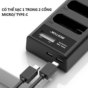 Bộ Pin EN-EL14 1500mAh + Sạc Beston Dùng Cho Máy Ảnh Nikon D3100 D3200 D3300 D3400 D5100 D5200 D5300 D5500 D5600 P7000 - hàng nhập khẩu