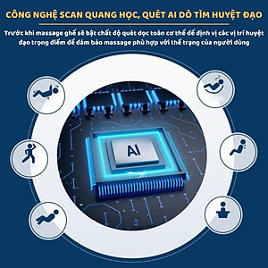 Ghế massage trị liệu toàn thân Kagawa K9 cao cấp đa chức năng công nghệ túi khí, nhiệt hồng ngoại