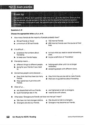 Sách Collins - Get Ready For IELTS - Reading