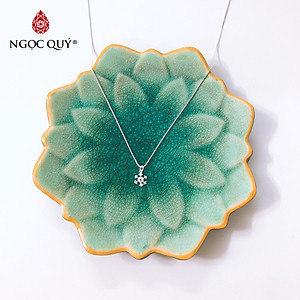 Dây chuyền bạc mặt bông tuyết - Ngọc Quý Gemstones