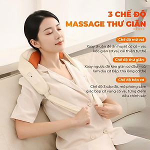 ￼Máy massage cổ vai gáy Y3 Plus chườm ấm hồng ngoại giảm đau nhức thư giãn toàn thân