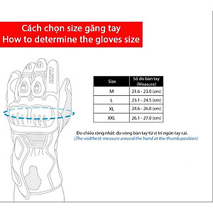 GĂNG TAY EGO EMG-8 DÀI NGÓN - GARA20