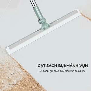 Cây Gạt Nước Chà Sàn Nhà Tắm Silicon Thông Minh Xoay 360 Độ LOẠI 50CM - HÀNG CHÍNH HÃNG MINIIN