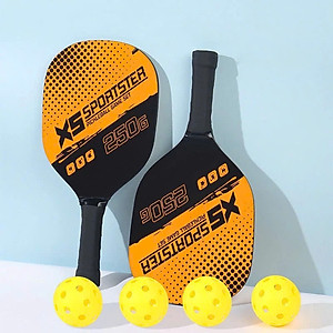Bộ vợt pickleball bộ 2 vợt kèm túi và 4 bóng cao cấp cho nam nữ chính hàng cao cấp