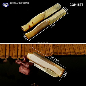 Lược Sừng Gấp Gọn - Loại Bỏ Túi Dành Cho Nam Thuận tiện Dễ sử dụng Tạo kiểu tóc - COH153T