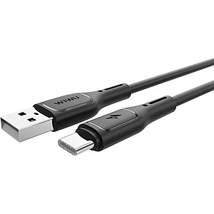 Dây cáp sạc nhanh 2.4A USB-A to Type C Hiệu WIWU Starlink - Chuẩn sạc MFI, chống rối, đầu cáp siêu bền, công nghệ AI chống cháy nổ iP 15 16 Pro Max iPad Pro S21 S22 S23 S24 Redmi cho Oppo - Hàng nhập khẩu