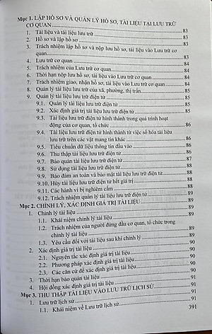 Sách -Nghiệp Vụ Văn Thư, Lưu Trữ - Quy Định Thời Hạn Bảo Quản Hồ Sơ, Tài Liệu Hình Thành Trong Hoạt Động Của Cơ Quan, Tổ Chức, Doanh Nghiệp