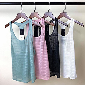 ÁO TANK TOP CAO CẤP MẶC NGOÀI ÁO BRA TẬP THỂ THAO FOG LOẠI 1