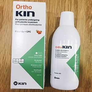 NƯỚC SÚC MIỆNG DÀNH CHO RĂNG NIỀNG ORTHO KIN 500ML