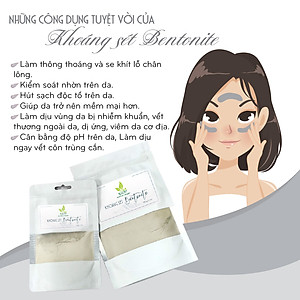 Khoáng sét Bentonite Clay Viet Healthy (Túi 500g)