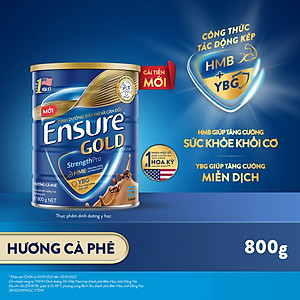 Thực phẩm dinh dưỡng y học Ensure Gold hương cà phê 800g/850g