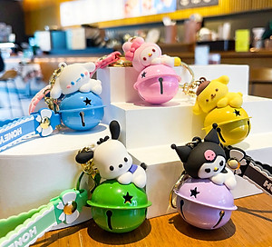 Móc khóa chuông Sanrio hoạt hình kiểu dáng dễ thương, dùng làm quà tắng, trang trí - MK8029