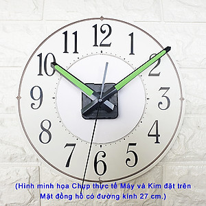 Máy Đồng Hồ Eastar Kim Trôi Độ Chính Xác Cao – Bộ Kim Đen Có Dạ Quang + Pin Panasonic HI-TOP