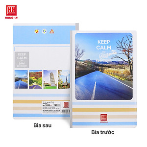 Vở kẻ ngang 120 trang Sao Mai sắc màu Hồng Hà - 1635