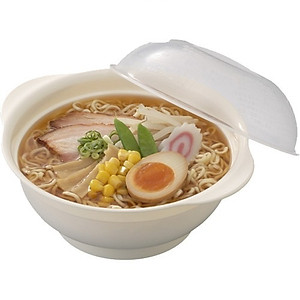 Bát hâm nóng thức ăn trong lò vi sóng 1200ml - Hàng nội địa Nhật Bản