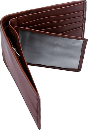 Ví Nam Huy Hoàng HT2106 (12.5 x 10 cm) - Nâu