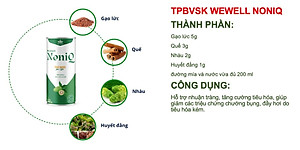 TPBVSK Nước uống thảo dược Wewell NoniQ