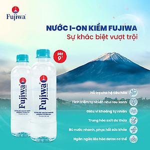 Thùng 20 Chai Nước Uống Ion Kiềm Cao Cấp Đóng Chai Fujiwa 680ml - Nước uống Detox với Công Nghệ Điện Phân Ion Kiềm