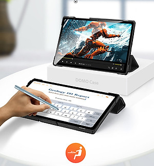 Bao da chống sốc cho Samsung Galaxy Tab A8 2022 thương hiệu DUX DUCIS Domo Series cao cấp - Hàng nhập khẩu. 
