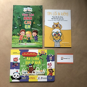 Sách – Combo 3 Cuốn: Lật Mở An Toàn Khi Ở Nhà + Vầng Trăng Cổ Tích Truyện Về Tình Anh Chị Em + Tìm Lối Đi Riêng Ngày Đầu Tiên Đi Học