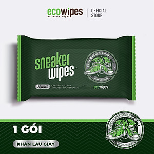 Khăn giấy ướt lau giày siêu sạch Sneaker Wipes hương quế tạo bọt tự tan làm sạch nhanh chóng mang đi tiện lợi