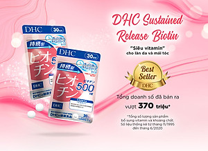 Viên Uống DHC Biotin Ngăn Rụng Tóc Sustained Release 30 Ngày
