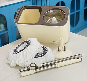 Bộ Cây Lau Nhà Huyền Thoại Xoay Tay Lock&Lock ETM440 - Hàng Chính Hãng