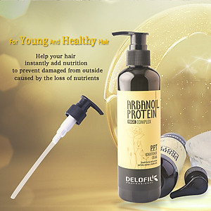 KEM DƯỠNG TÓC P.P.T - xả khô Delofil phục hồi dưỡng ẩm cho tóc.