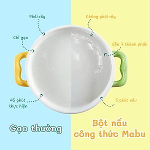 Bột nấu công thức Mabu dành cho trẻ ăn dặm 400g