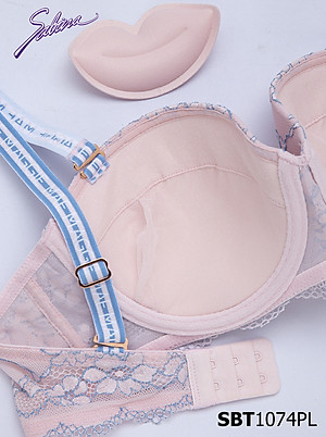 Áo Lót Mút Mỏng Kèm Miếng Mút Rời Màu Hồng Nhạt Fashion Maggie Mae By Sabina SBT1074PL