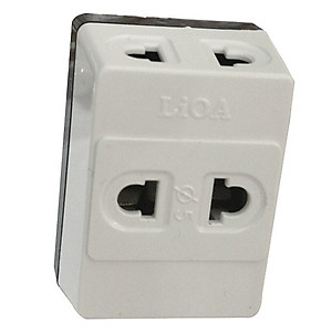 COMBO 3 ổ cắm nối chia 3 chân tròn LIOA  ON3NC5 cao cấp 