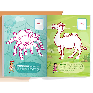 Sách Con Tô Màu - Thám Hiểm Sa Mạc