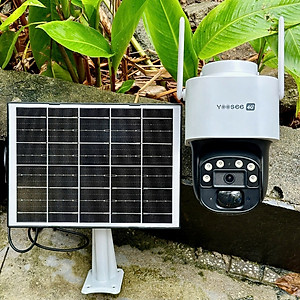 Camera Yoosee dùng sim 4G Kèm Tấm Pin năng lượng, Xoay 360 Độ- Đàm Thoại 2 Chiều- Báo Động YS18-4G - Hàng nhập khẩu