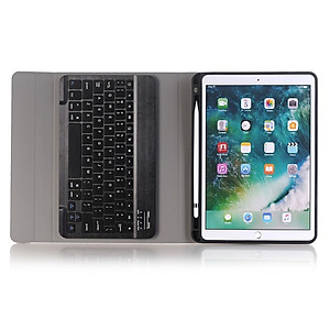 Bao da case ốp silicone kèm bàn phím bluetooth dành cho ipad 10.2, 10.5, 10.9, Pro 11 inch - Hàng chính hãng