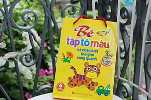 Sách Bộ Túi Bé Tập Tô Màu Và Nhận Biết Thế Giới Xung Quanh (Trọn Bộ 6 Cuốn)