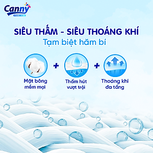 Tã/Bỉm Quần Người Lớn Canny Siêu Mềm, Siêu Thấm, Kháng Khuẩn Size M8 (8 Miếng)
