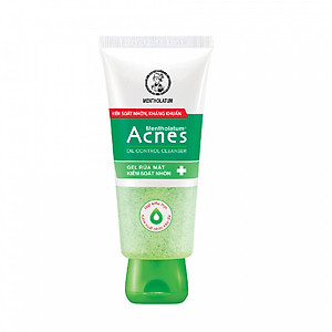 Sữa rửa mặt kiểm soát nhờn ngăn ngừa mụn dạng gel Acnes Oil Control Cleanser 100g