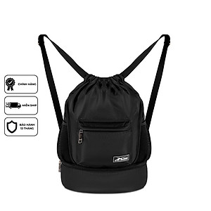 Balo Thể Thao Dây Rút Xbags Wisdom XB 6004 – Balo Dây Rút Chống Nước, Màu Đen Cá Tính, Thiết Kế Năng Động Tiện Dụng!